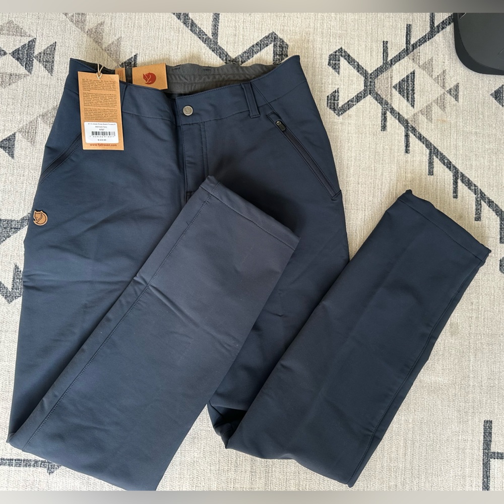 Fjallraven Abisko Winter Stretch Trousers in Dark Navy